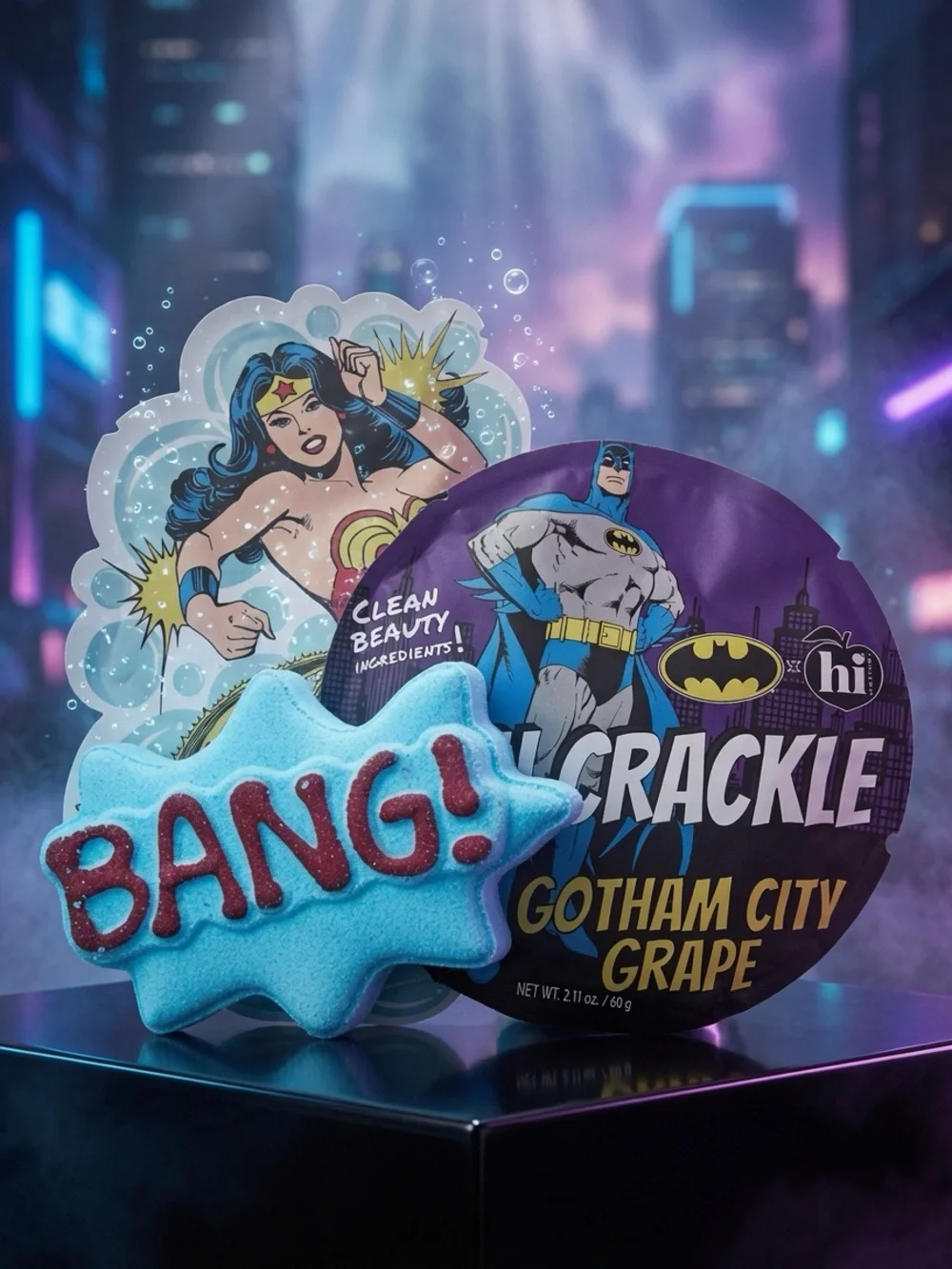 NWT DC Justice League Bath Bomb/Bubble Bath/Bath Crackle